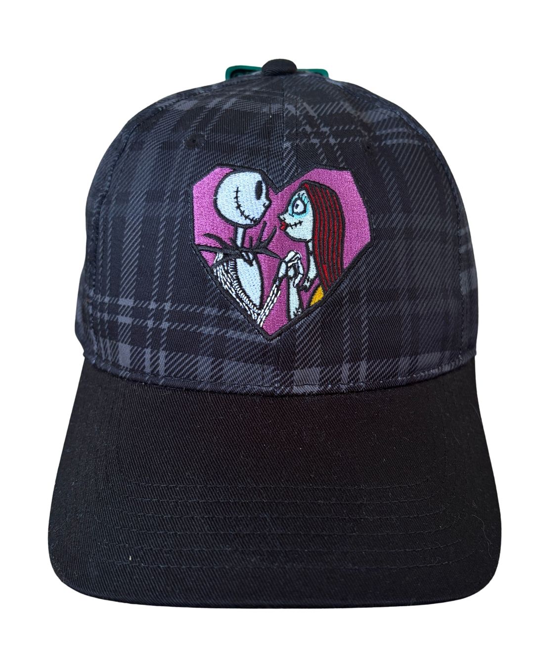 Nightmare Before Christmas Movie Jack and Sally Love Baseball Hat-zoom-1