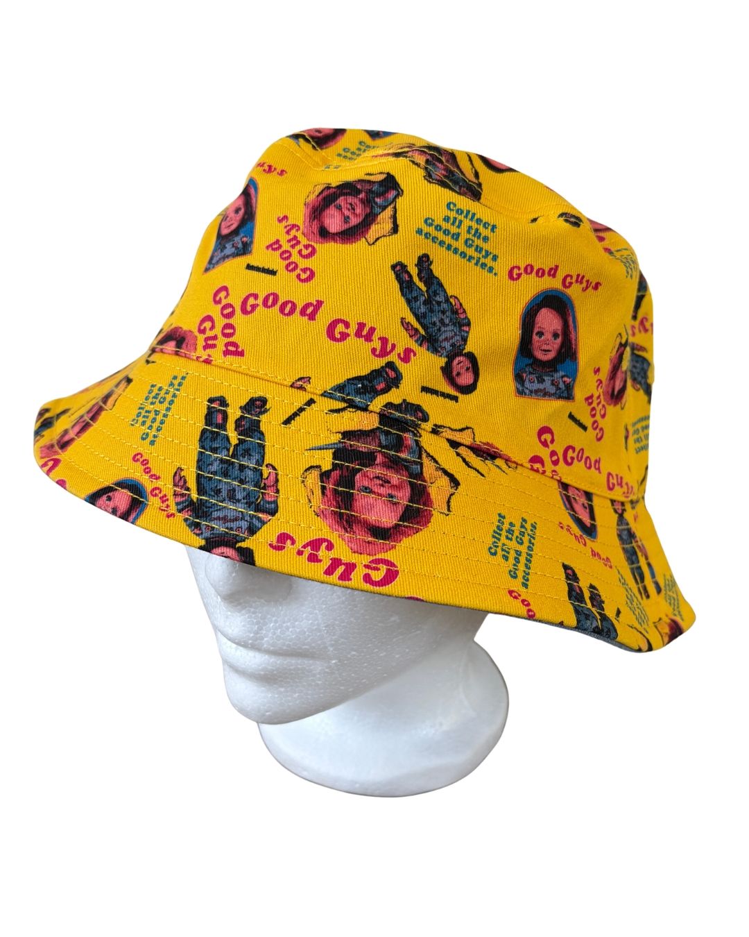 Chucky Movies Series Good Guys Reversible Bucket Sun Hat-3