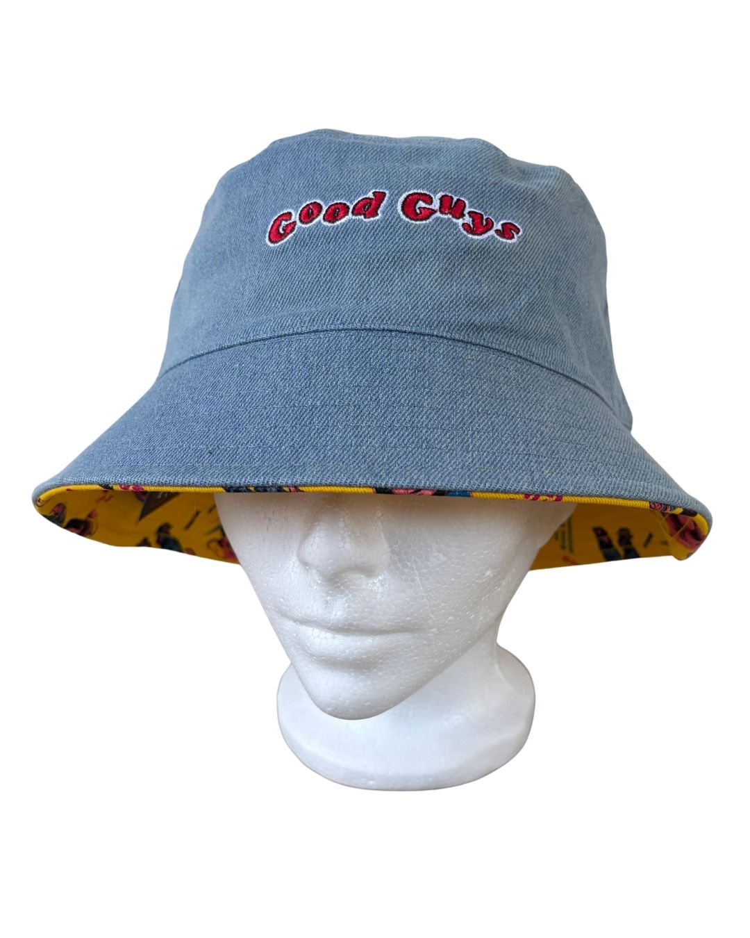 Chucky Movies Series Good Guys Reversible Bucket Sun Hat-zoom-2