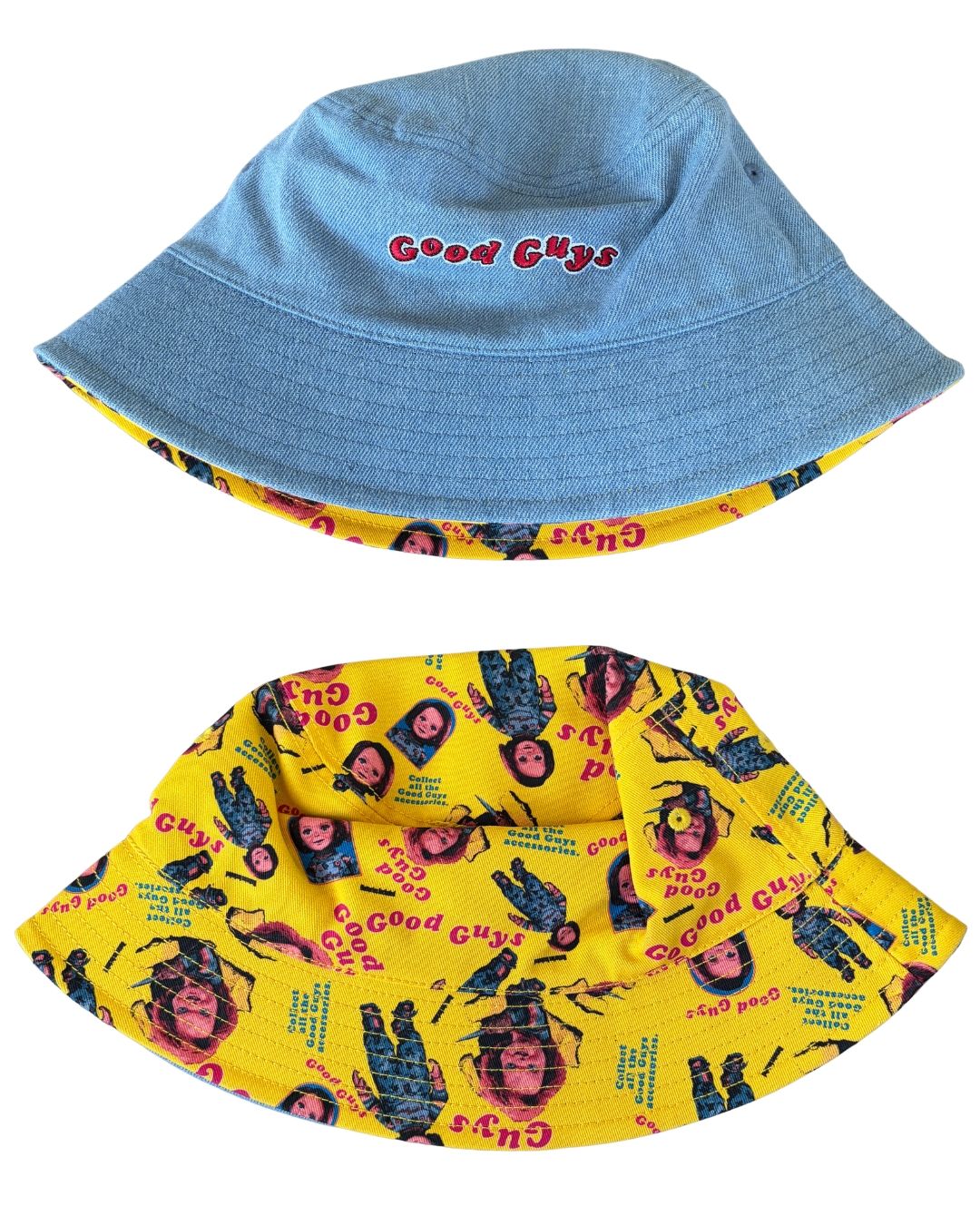 Chucky Movies Series Good Guys Reversible Bucket Sun Hat-1