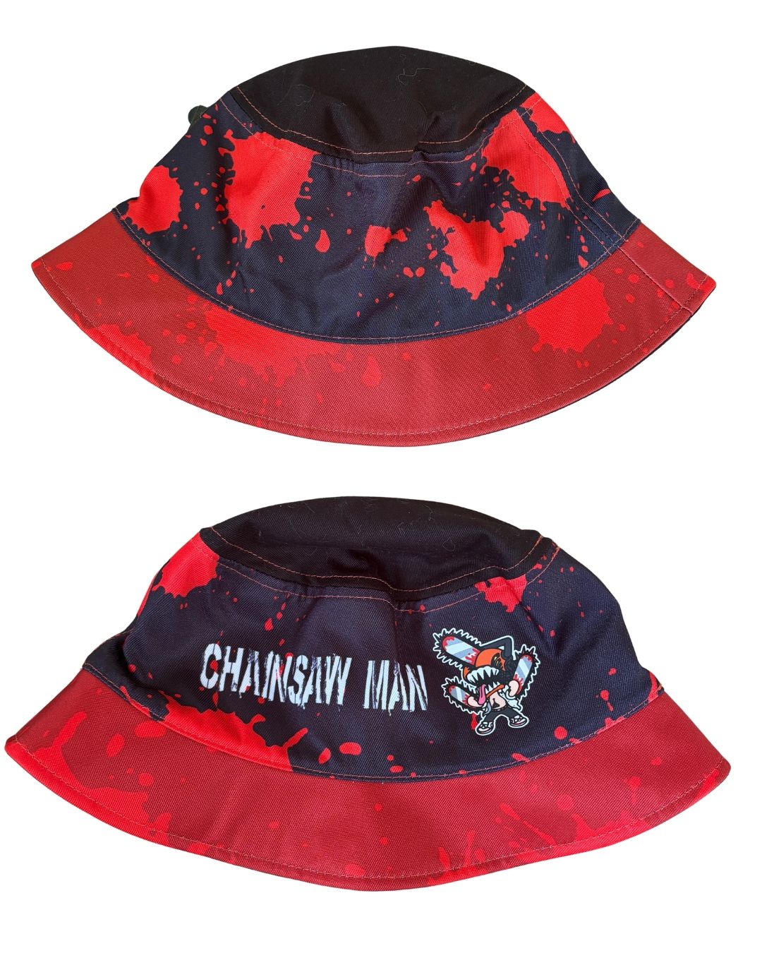 Chainsaw Man Anime Series Denji Bucket Sun Hat-zoom-1