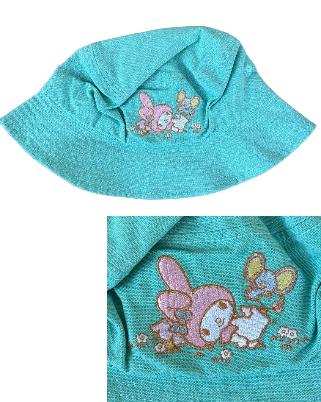 Sanrio Collection My Melody Embroidered Bucket Sun Hat-zoom-1