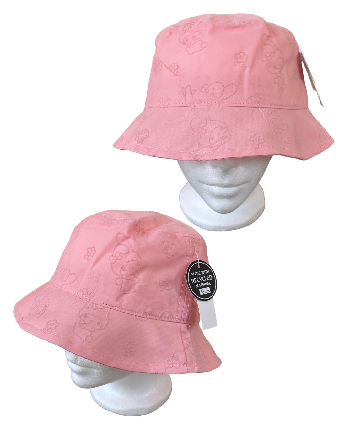 Sanrio Collection My Melody Pink AOP Recycled Nylon Bucket Hat-2