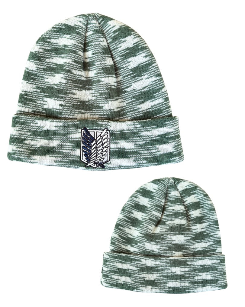 Attack on Titan Anime Series Scout Regiment Wings of Freedom Beanie-zoom-2