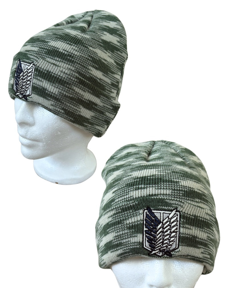 Attack on Titan Anime Series Scout Regiment Wings of Freedom Beanie-zoom-3