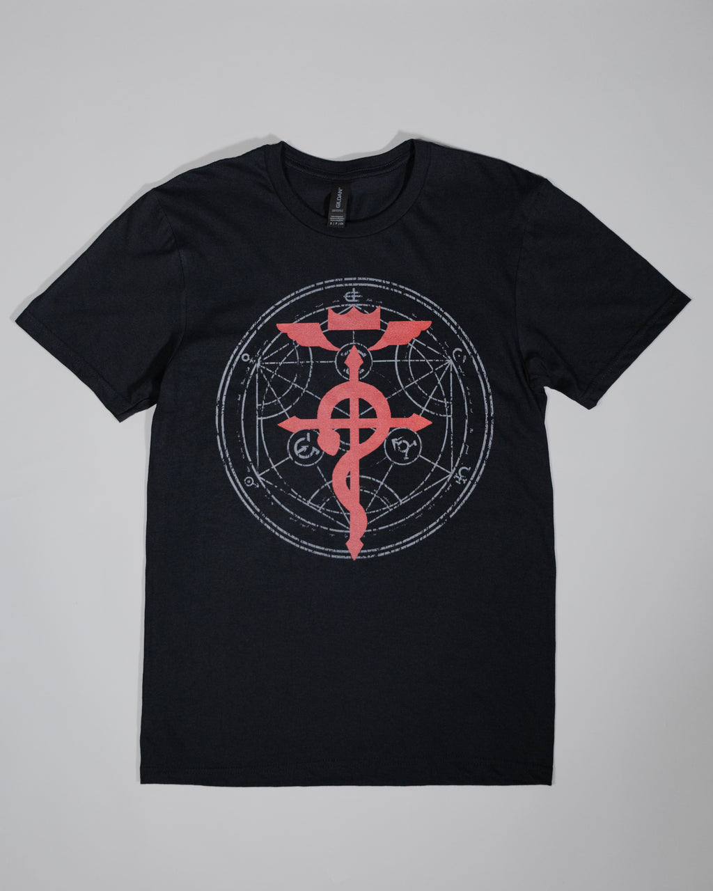 T Shirt CC FMA Flamels Cross BLK symbol