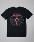 T Shirt CC FMA Flamels Cross BLK symbol