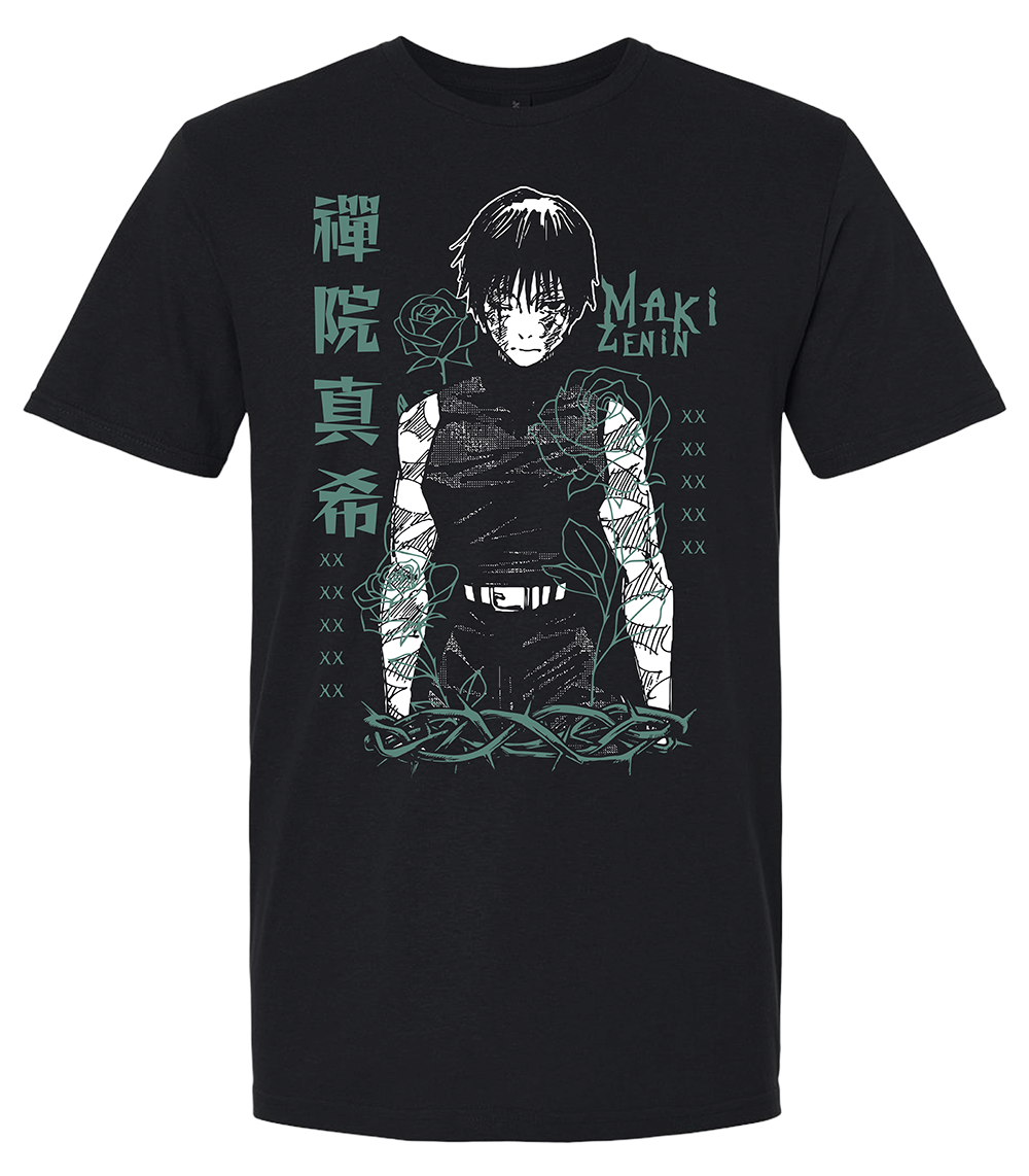 Jujutsu Kaisen Maki Zenin T Shirt-1