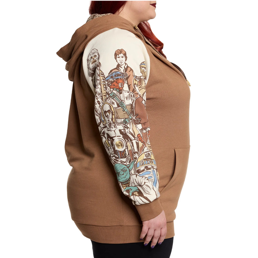Loungefly Star Wars 40th Anniversary Return of the Jedi Light vs Dark unisex hoodie