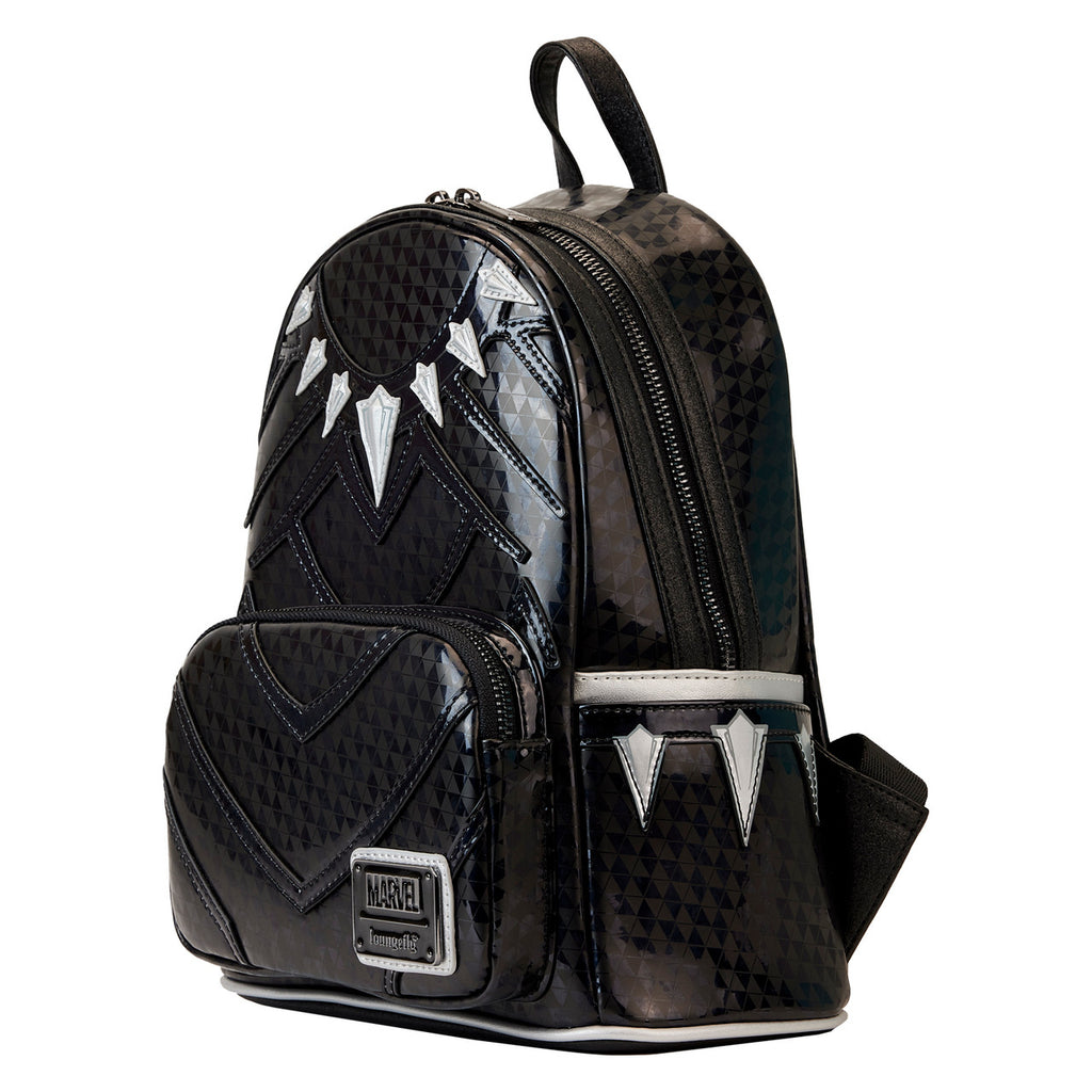 Loungefly Marvel Shine Black Panther Cosplay Mini Backpack