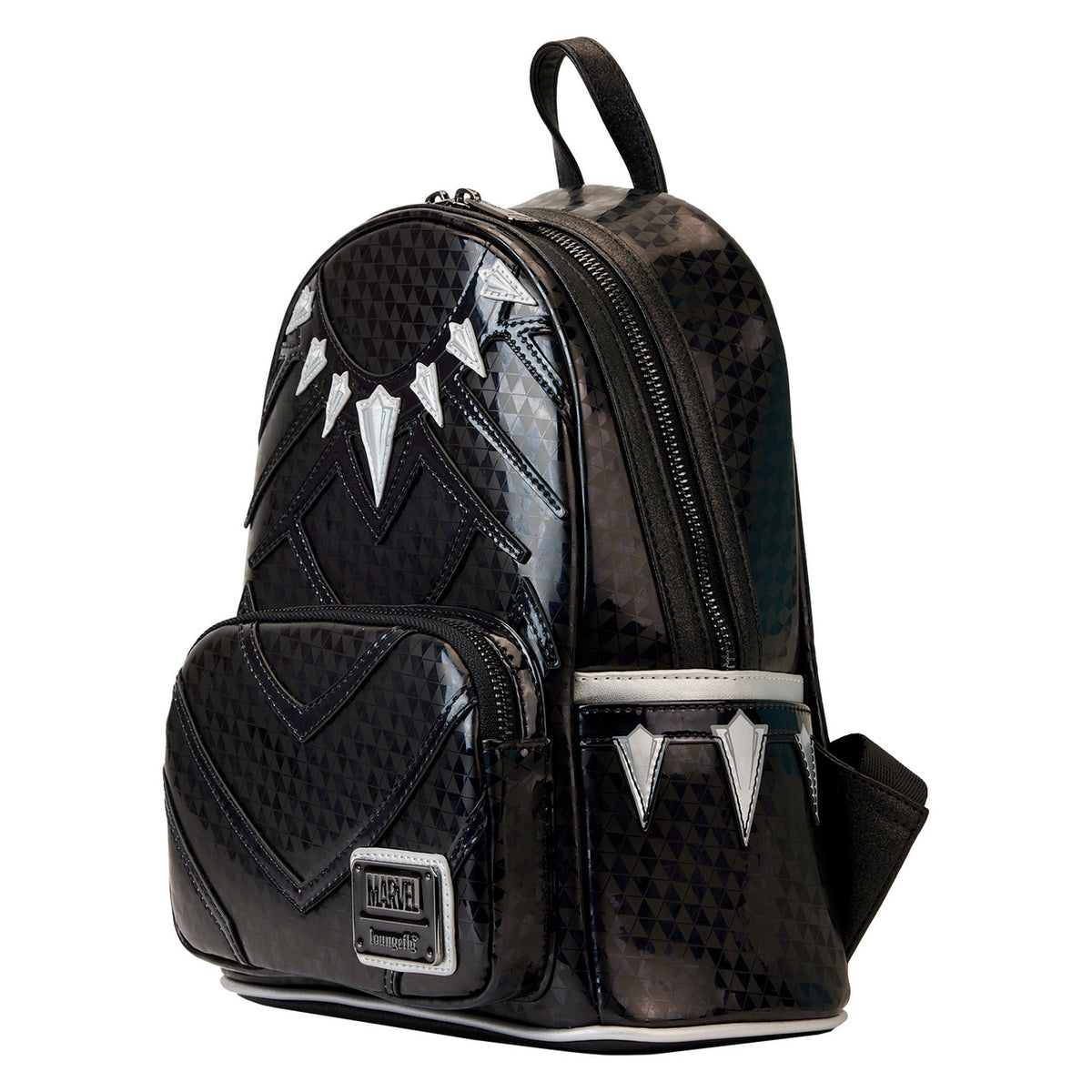 Loungefly Marvel Shine Black Panther Cosplay Mini Backpack-zoom-2