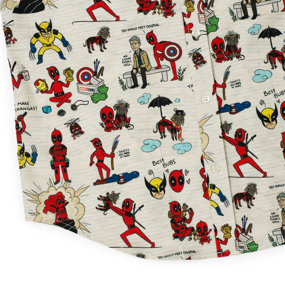 RSVLTS Marvel's Deadpool & Wolverine "Wade's World" – KUNUFLEX Short Sleeve Shirt