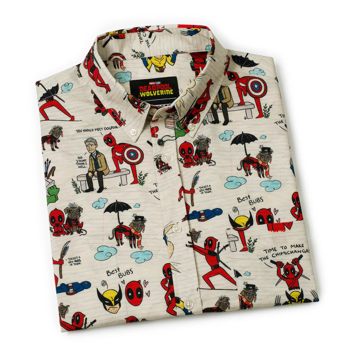 RSVLTS Marvel's Deadpool & Wolverine "Wade's World" – KUNUFLEX Short Sleeve Shirt