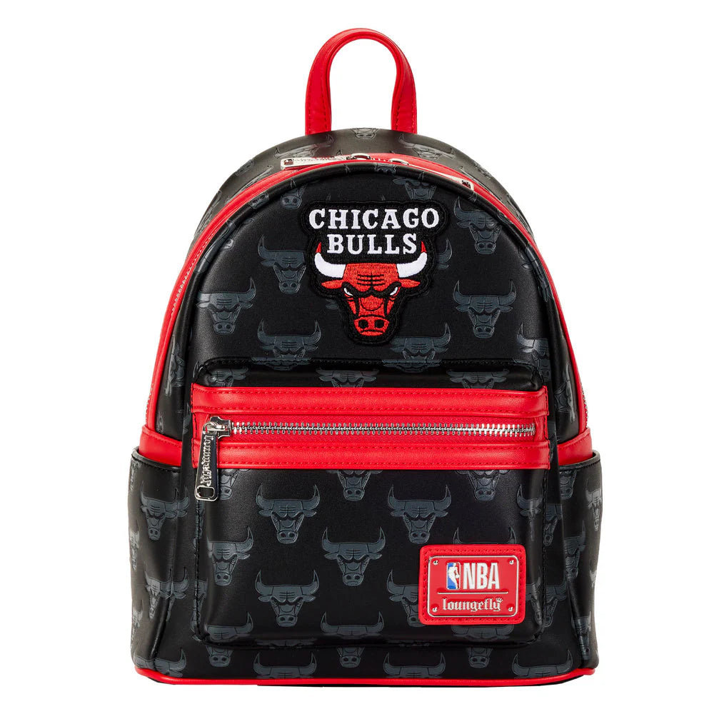 Loungefly NBA Chicago Bulls Debossed Logo Mini-Backpack