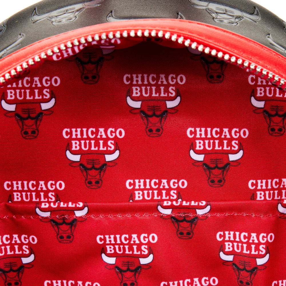 Loungefly NBA Chicago Bulls Debossed Logo Mini-Backpack