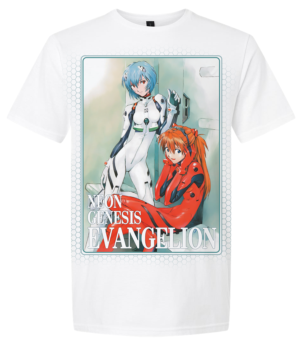 Evangelion EVA Rei and Asuka T Shirt-1