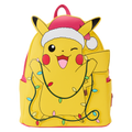 Loungefly Pokemon Santa Pikachu Christmas Lights Light Up Mini Backpack