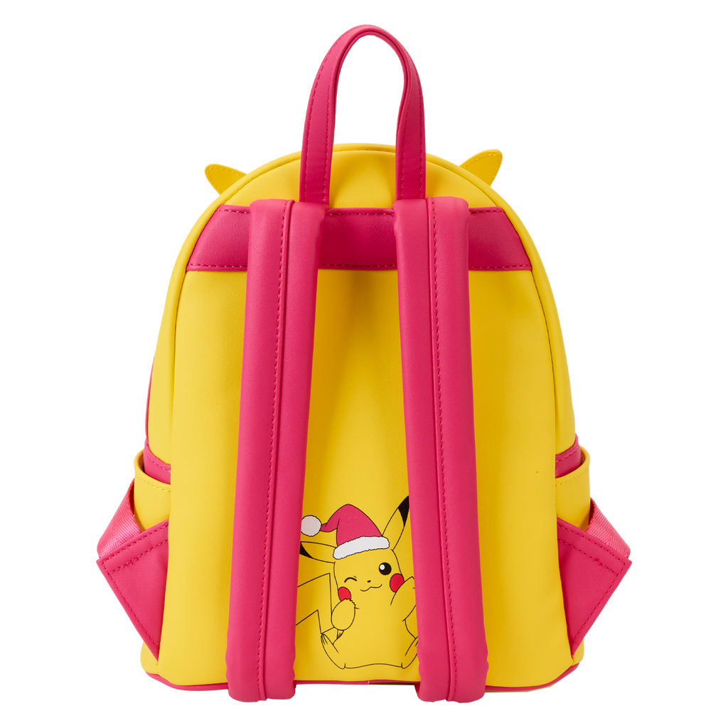 Loungefly Pokemon Santa Pikachu Christmas Lights Light Up Mini Backpack