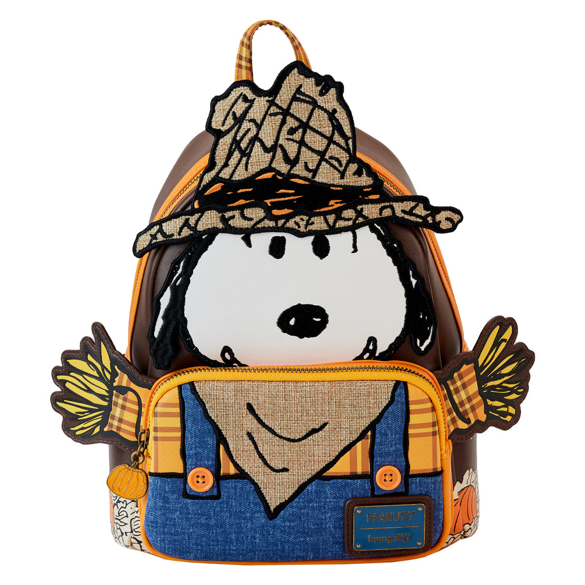 Loungefly Peanuts Snoopy Scarecrow Cosplay Mini Backpack-zoom-1