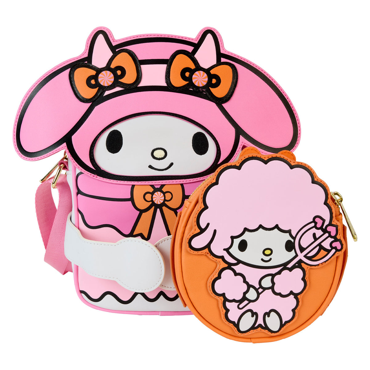 Loungefly Sanrio My Melody Devil Crossbuddy Bag-6