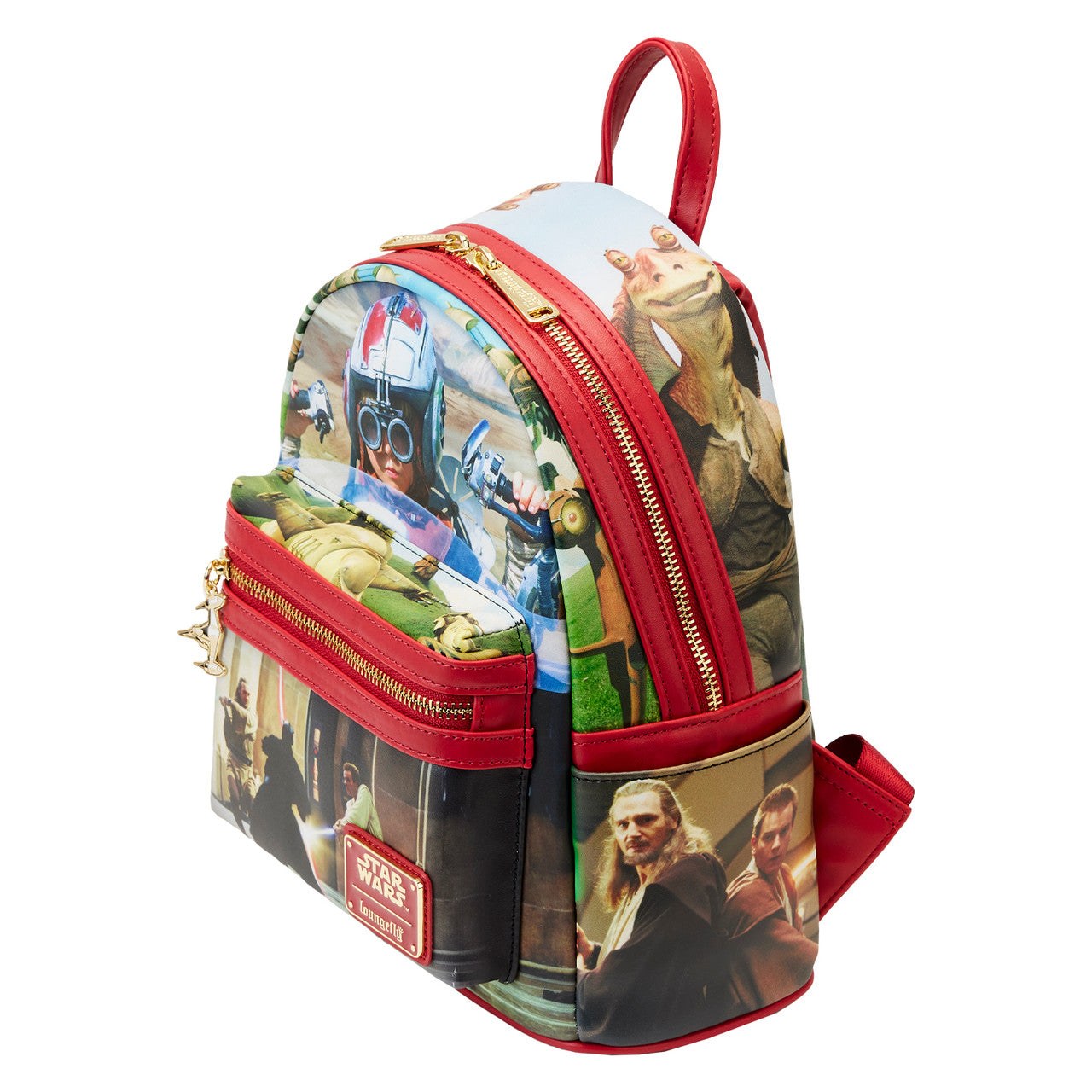 Loungefly Disney Star Wars Scenes from The Phantom Menace Mini Backpack