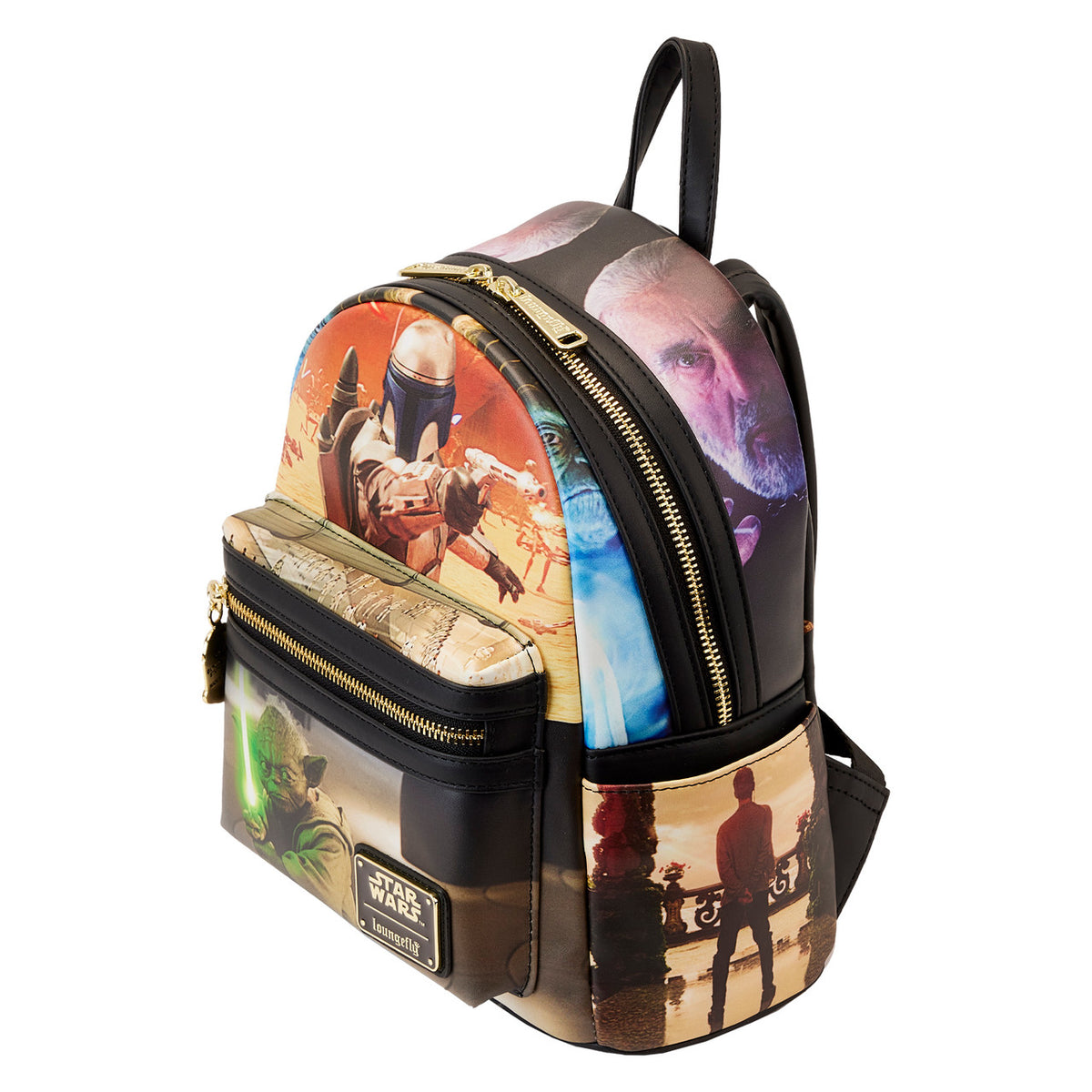 Loungefly Star Wars Episode II Attack of the Clones Scenes Mini Backpack
