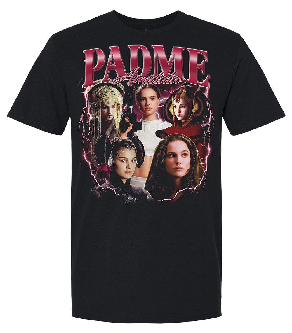 T Shirt CC Star Wars Padme bootleg BLK