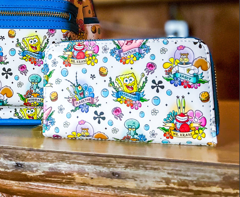 Loungefly Spongebob Squarepants tattoo aop cordys corner exclusive