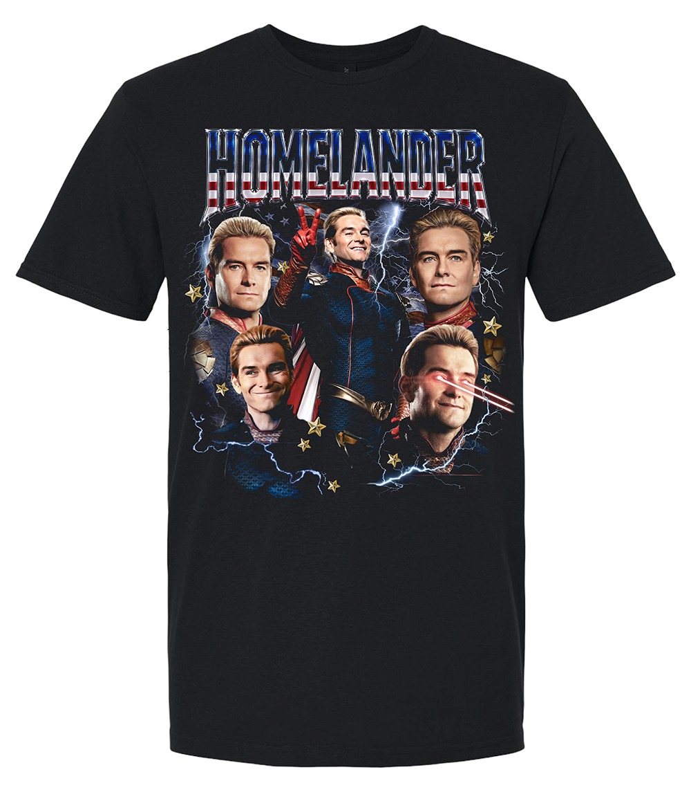 The Boys Homelander Bootleg rap style T Shirt-1