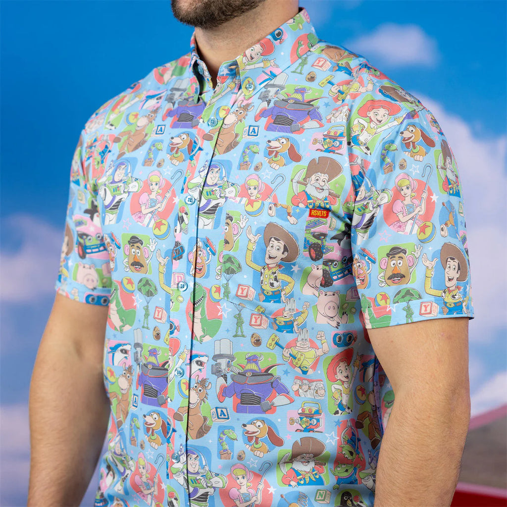 rsvlts Disney and Pixar Toy Story "Toying Around" – KUNUFLEX Short Sleeve Shirt