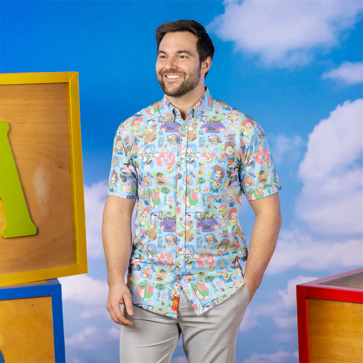 rsvlts Disney and Pixar Toy Story "Toying Around" – KUNUFLEX Short Sleeve Shirt