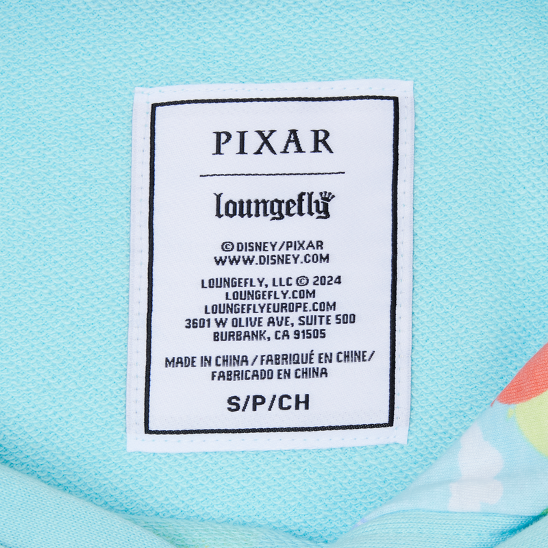 Loungefly Pixar Up 15th Anniversary Color Block unisex hoodie