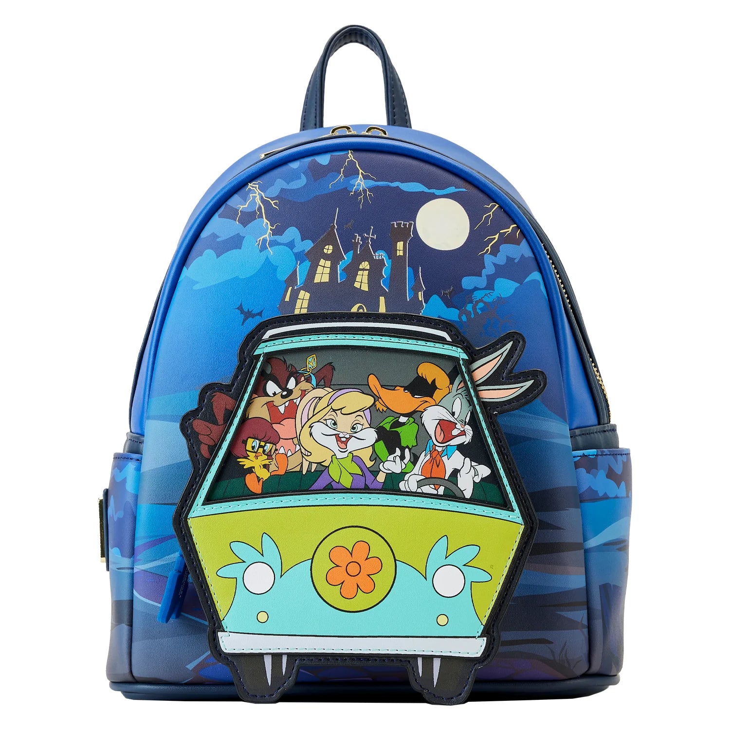 Loungefly Warner Bros 100th Anniversary Looney Tunes Scooby Mash up Glow in the Dark mini backpack