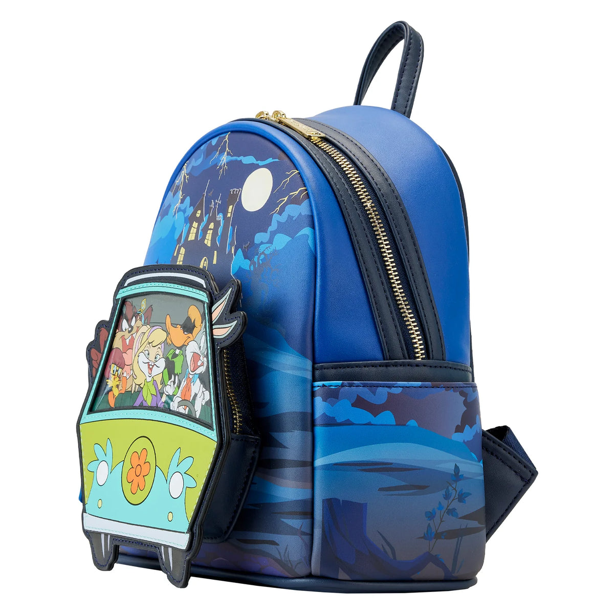 Loungefly Warner Bros 100th Anniversary Looney Tunes Scooby Mash up Glow in the Dark mini backpack-3