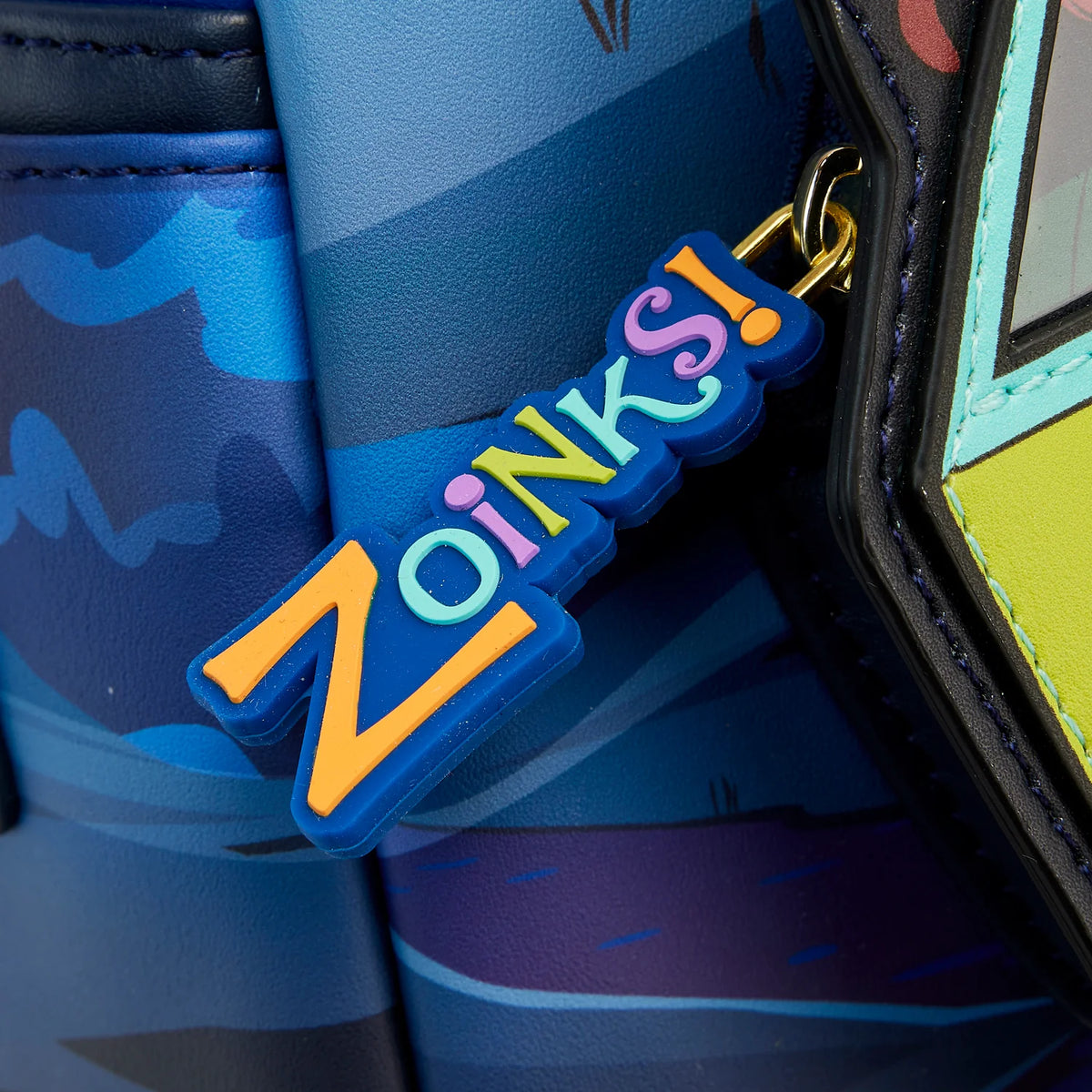 Loungefly Warner Bros 100th Anniversary Looney Tunes Scooby Mash up Glow in the Dark mini backpack-zoom-8
