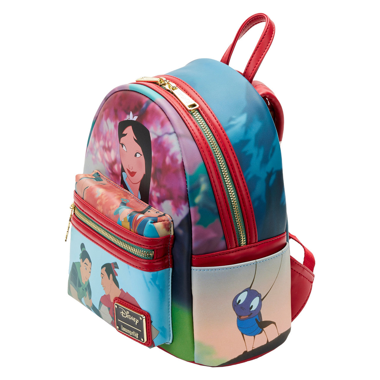 Loungefly Disney Mulan Princess Scene Mini Backpack-3