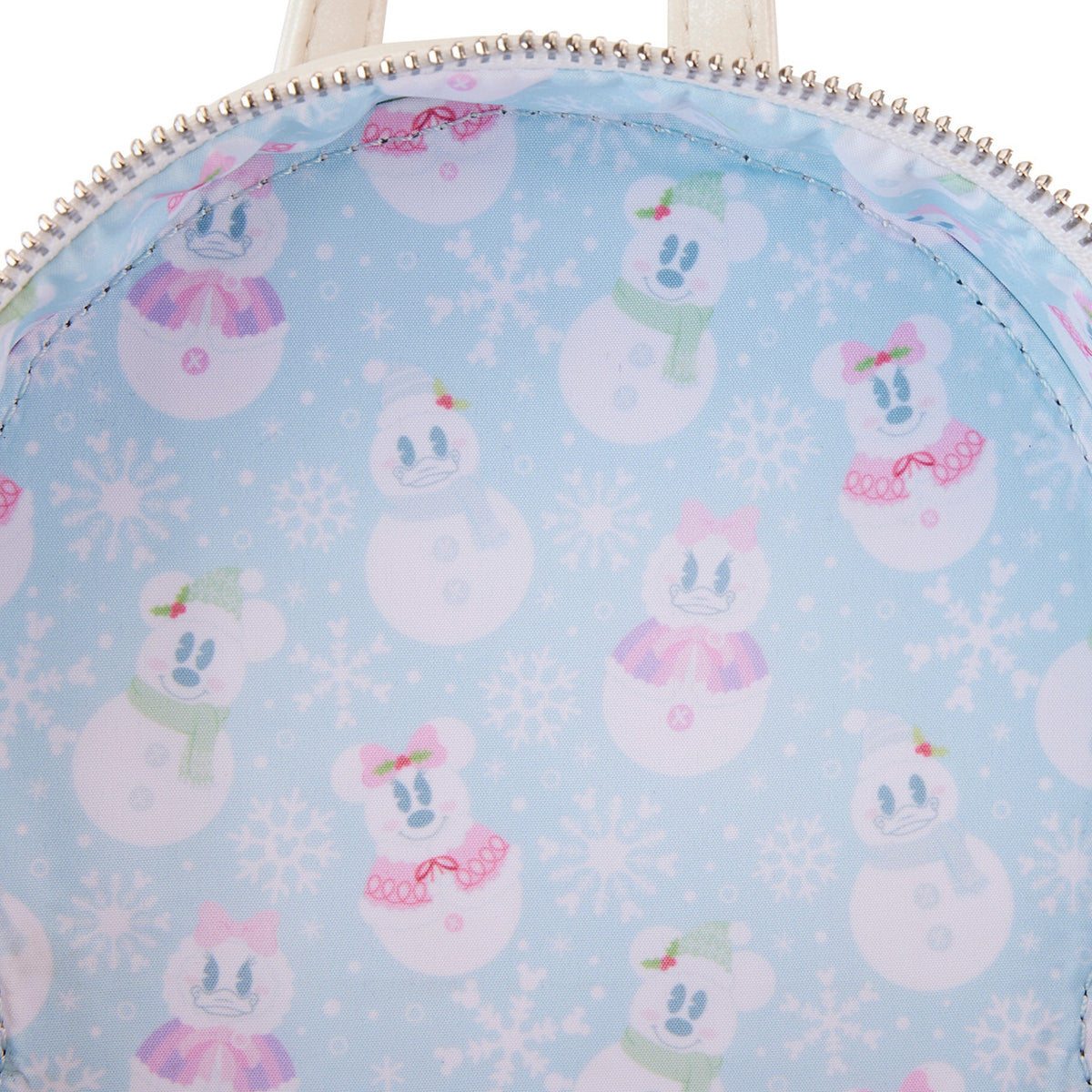 Loungefly Disney Minnie Mouse Pastel Figural Snowman Mini Backpack-zoom-6