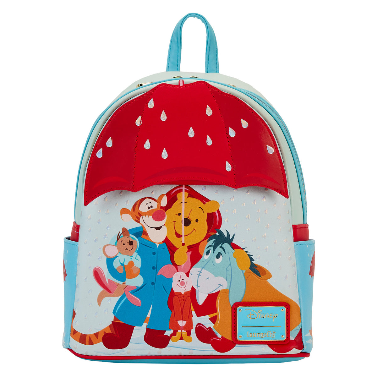 Loungefly Disney Winnie the Pooh and Friends Rainy Day Mini Backpack-1