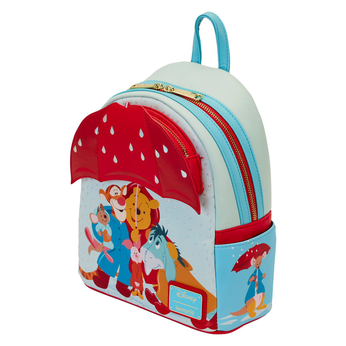 Loungefly Disney Winnie the Pooh and Friends Rainy Day Mini Backpack-zoom-3