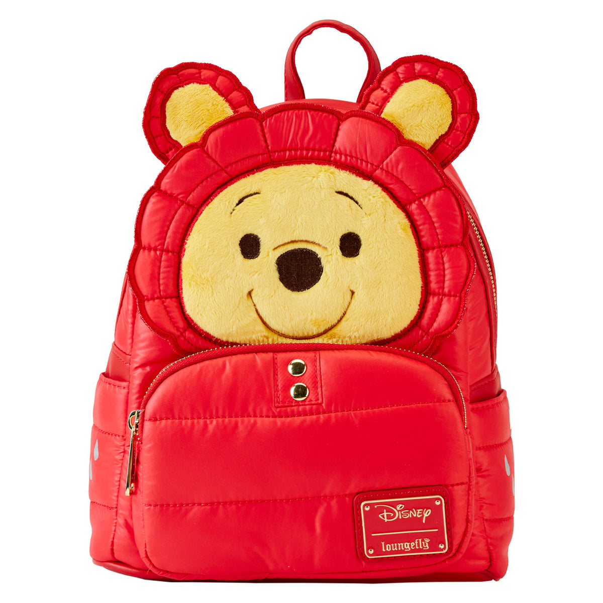 Loungefly Disney Winnie the Pooh Puffer Jacket Cosplay Mini Backpack-zoom-1