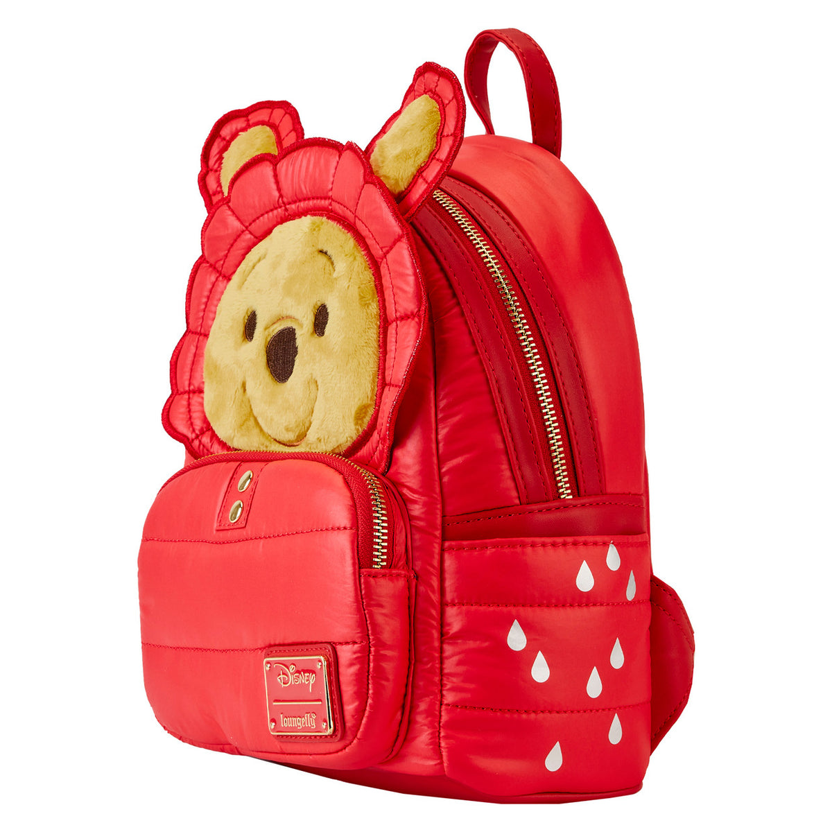 Loungefly Disney Winnie the Pooh Puffer Jacket Cosplay Mini Backpack-2