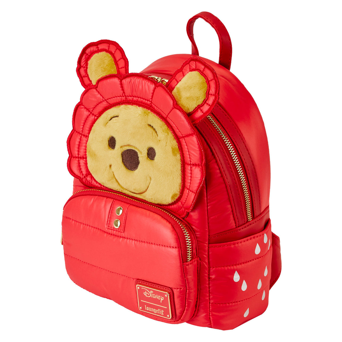 Loungefly Disney Winnie the Pooh Puffer Jacket Cosplay Mini Backpack-3