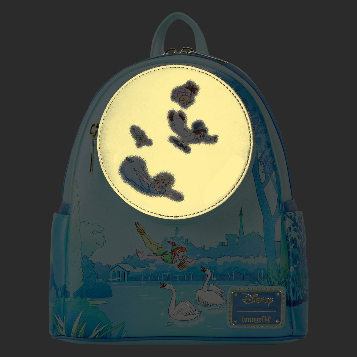Loungefly Disney Peter Pan You Can Fly Glow mini backpack-zoom-2