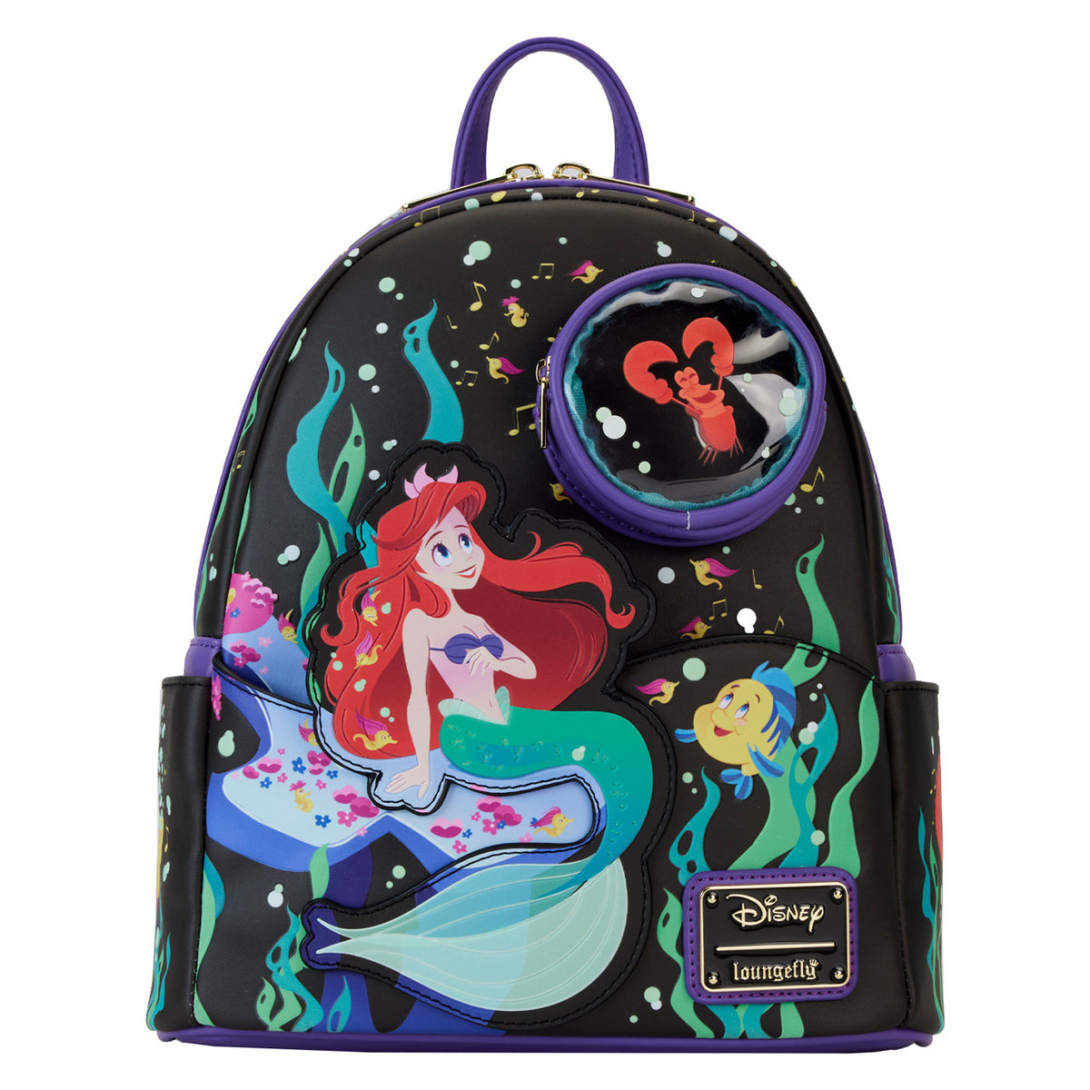 Loungefly Disney The Little Mermaid 35th Anniversary Life is the Bubbles Mini Backpack
