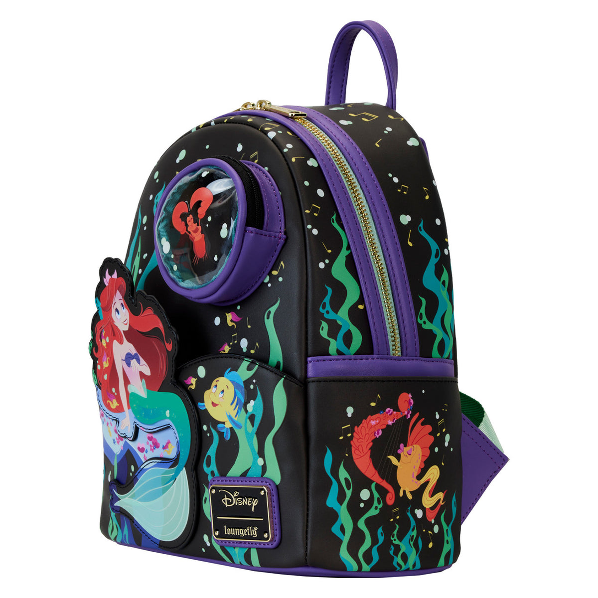 Loungefly Disney The Little Mermaid 35th Anniversary Life is the Bubbles Mini Backpack