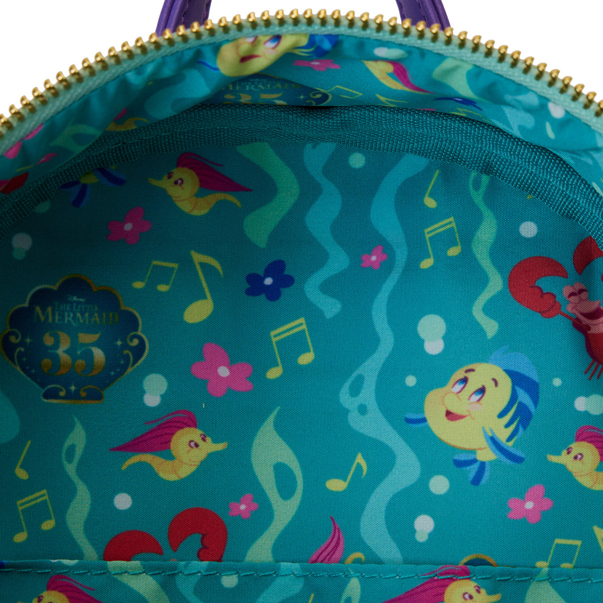 Loungefly Disney The Little Mermaid 35th Anniversary Life is the Bubbles Mini Backpack-6