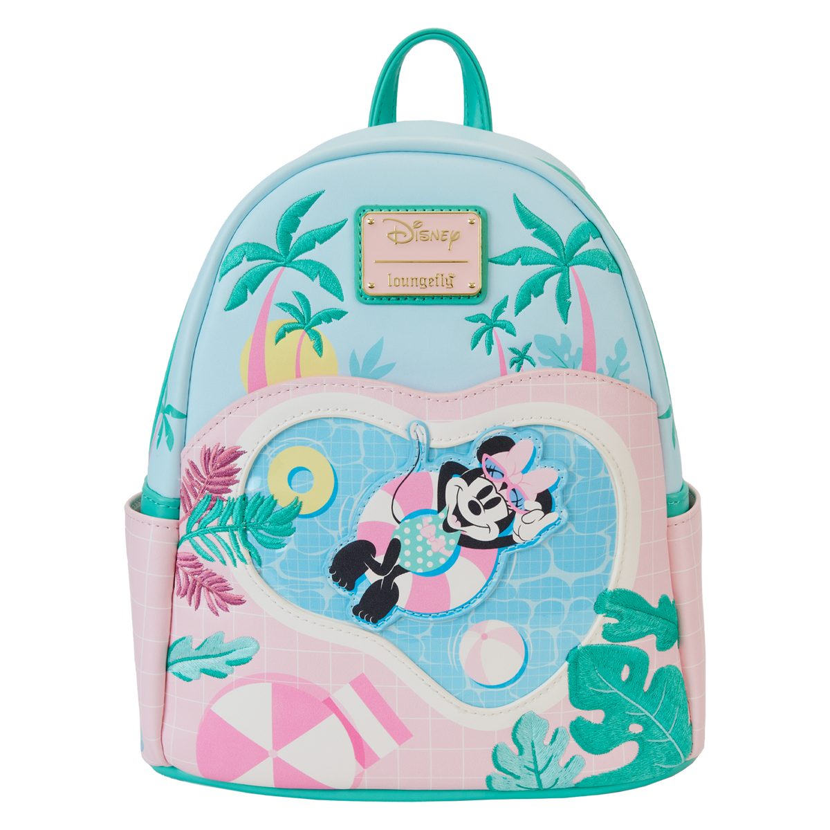 Loungefly Minnie Mouse Vacation Style Mini Backpack