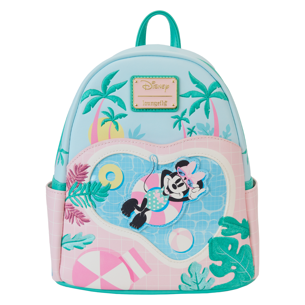 Loungefly Minnie Mouse Vacation Style Mini Backpack