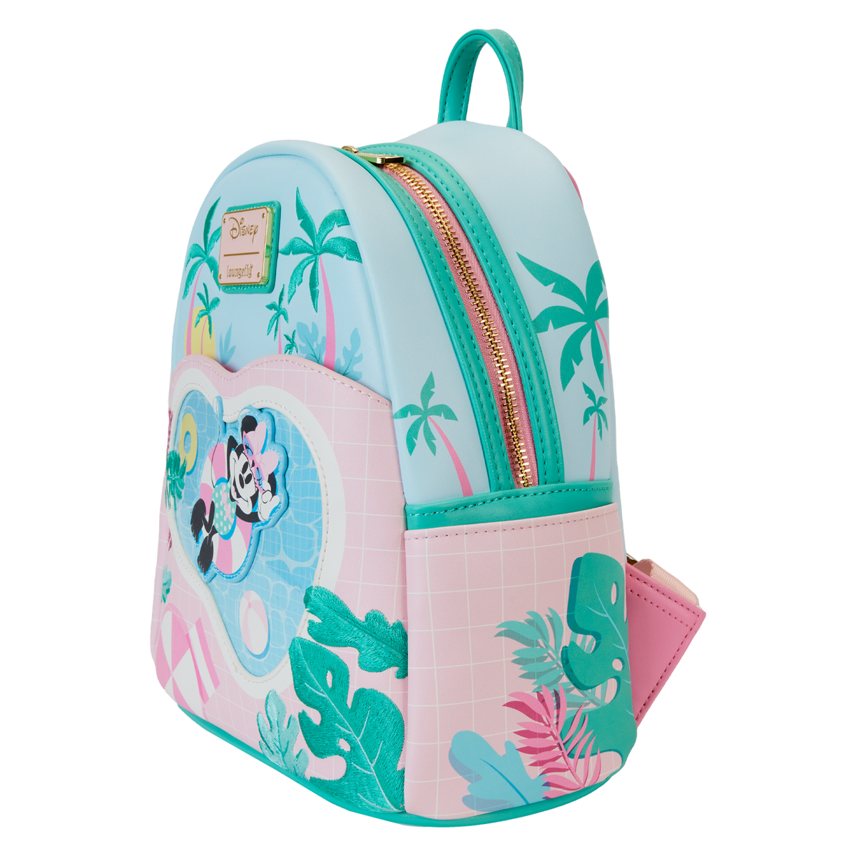 Loungefly Minnie Mouse Vacation Style Mini Backpack