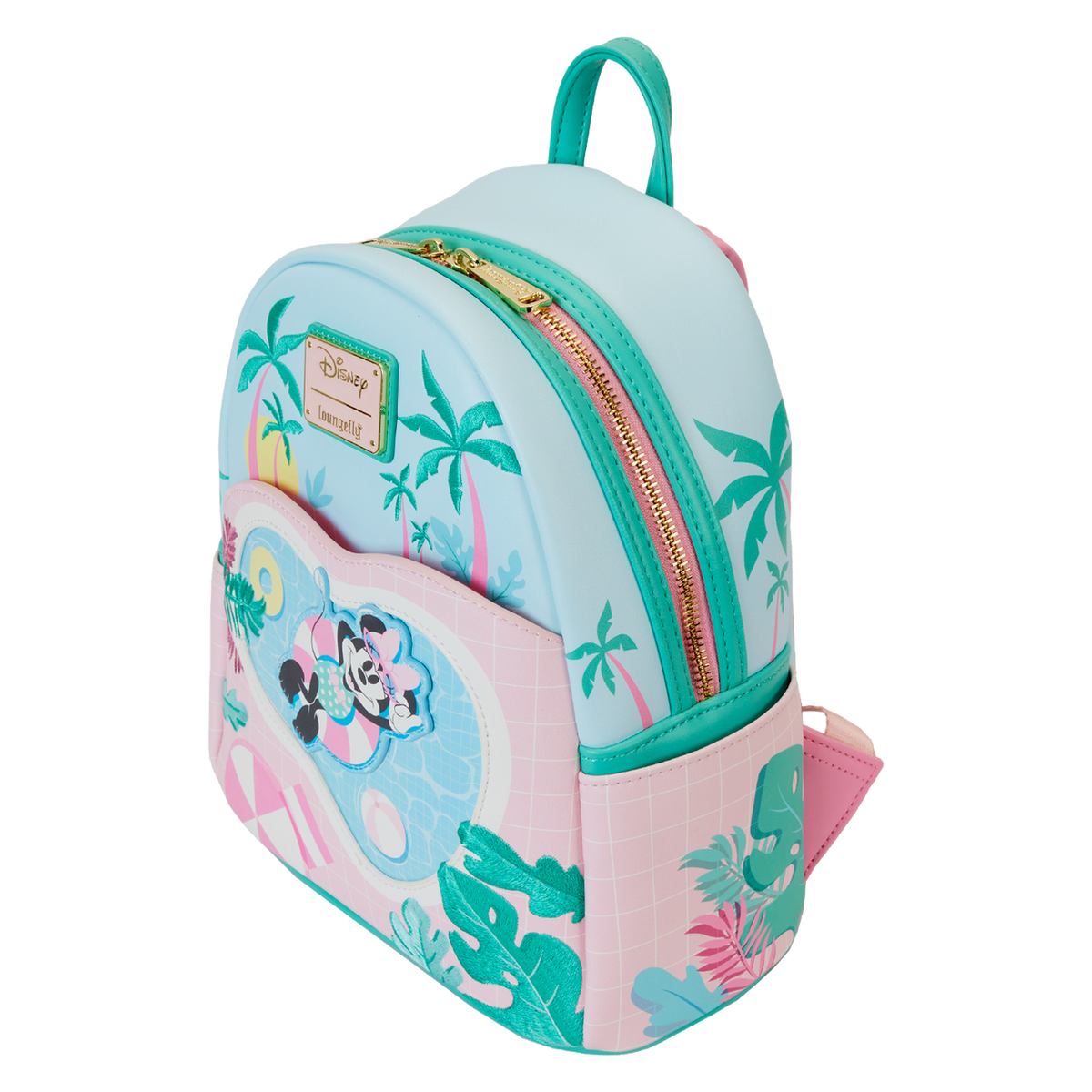 Loungefly Minnie Mouse Vacation Style Mini Backpack-3